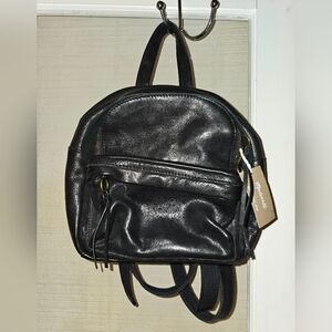 NWT Madewell Black Leather Backpack